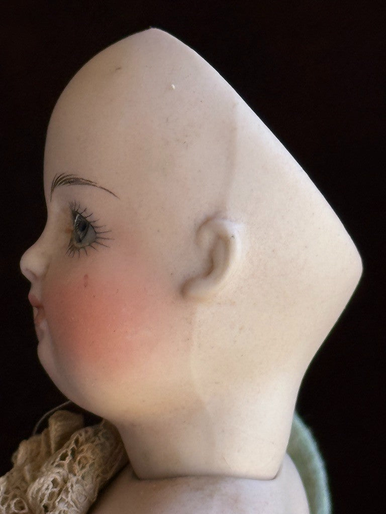 Antique German 7.5” Kestner All Bisque Wrestler Mignonette Closed Mouth Doll