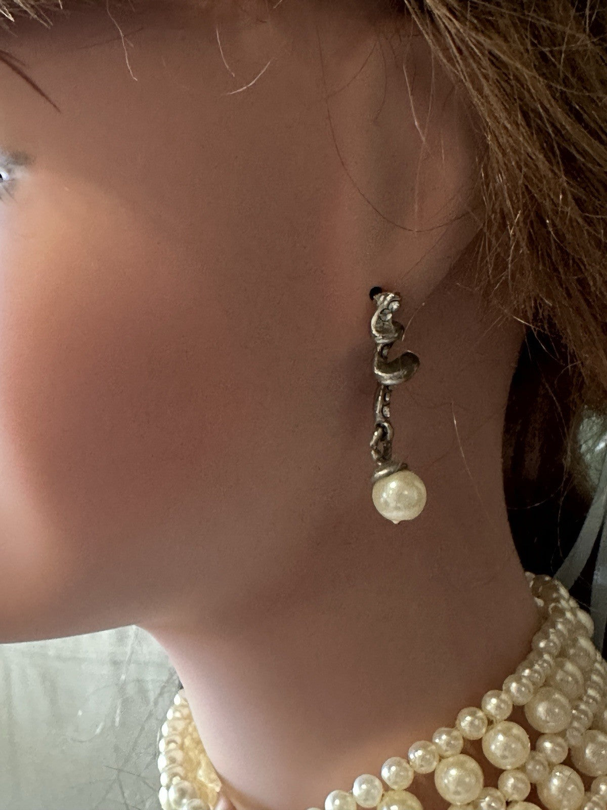 Collectible 36” Porcelain Doll “Tranquility” by Rustie LE 300 Tag/ COA/Stand