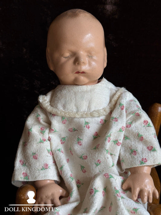 Antique American Effanbee 12.5” Composition Babyette Doll