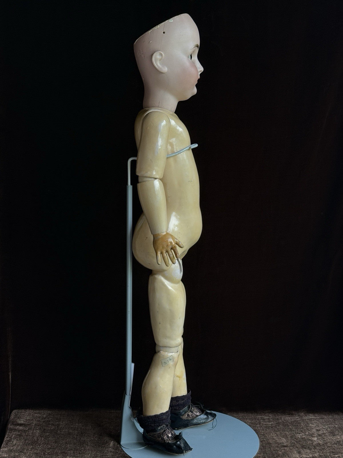 Large Antique German 29” Kestner 164 Bisque Head Doll