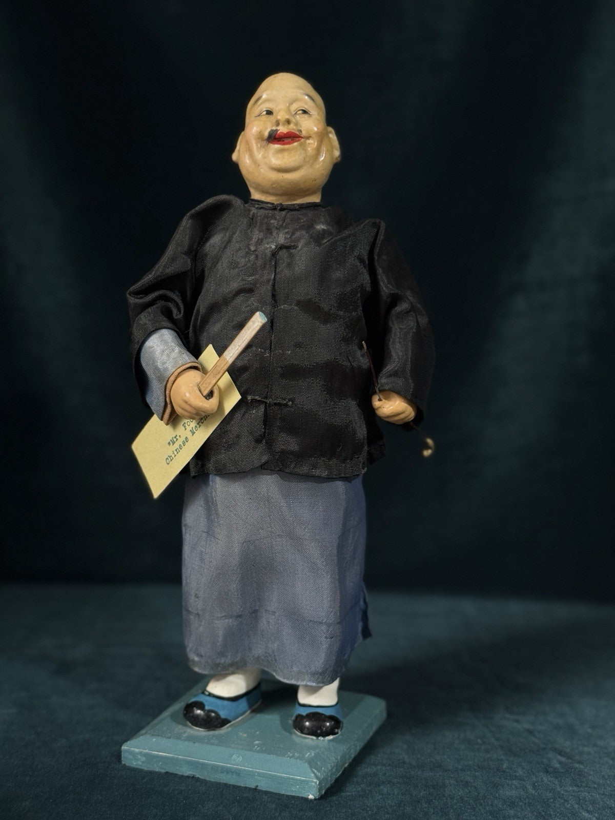 Lot Of 2 Vintage Composition 11.5” Dolls “Chinese Merchant Mr Foo And His Wife”