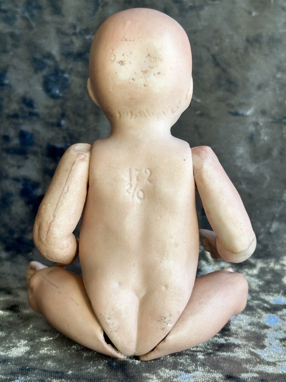 Unidentified All Bisque Antique German Marked 172 Kammer Reinhardt (?) Baby Doll