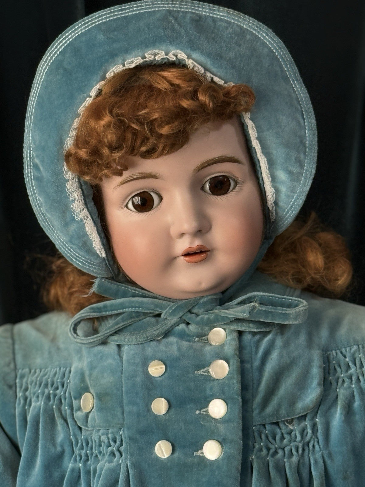 Large Antique German Kestner 164 Bisque Head Composition Body 28” Doll