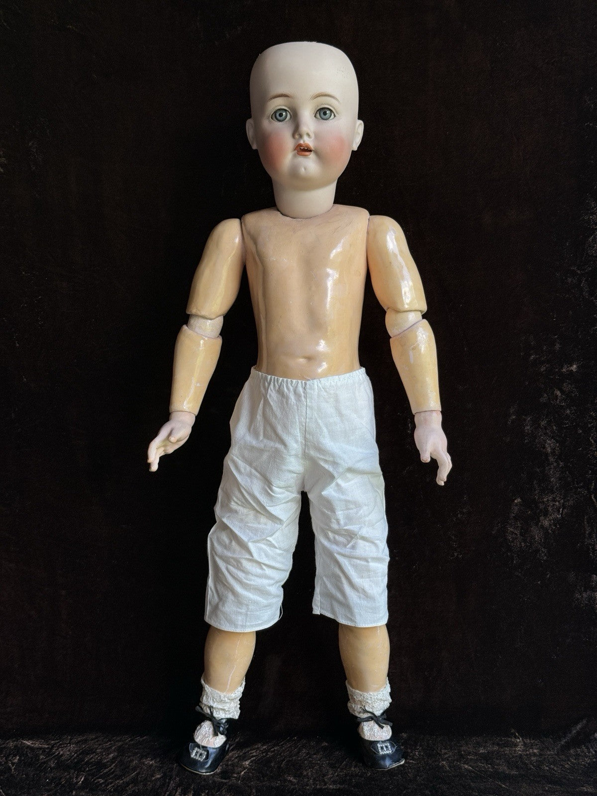 Antique German 27” Kammer Reinhardt Simon Halbig 403 69 Bisque Head Doll