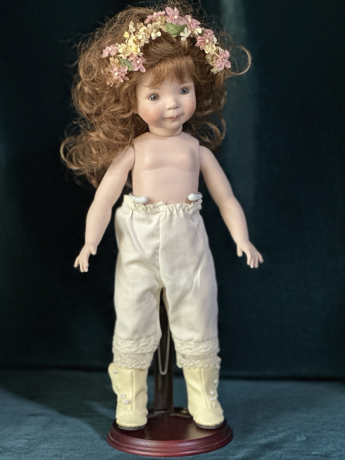 Reproduction Of “Jenny II” by Dianna Effner Mold Porcelain 13 1/2”Doll