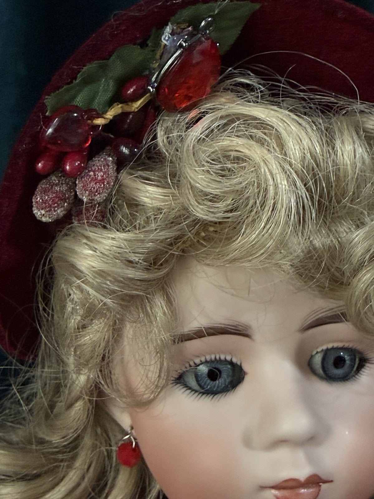 Artist Reproduction of Antique French Albert Marque 17” Doll Porcelain Head