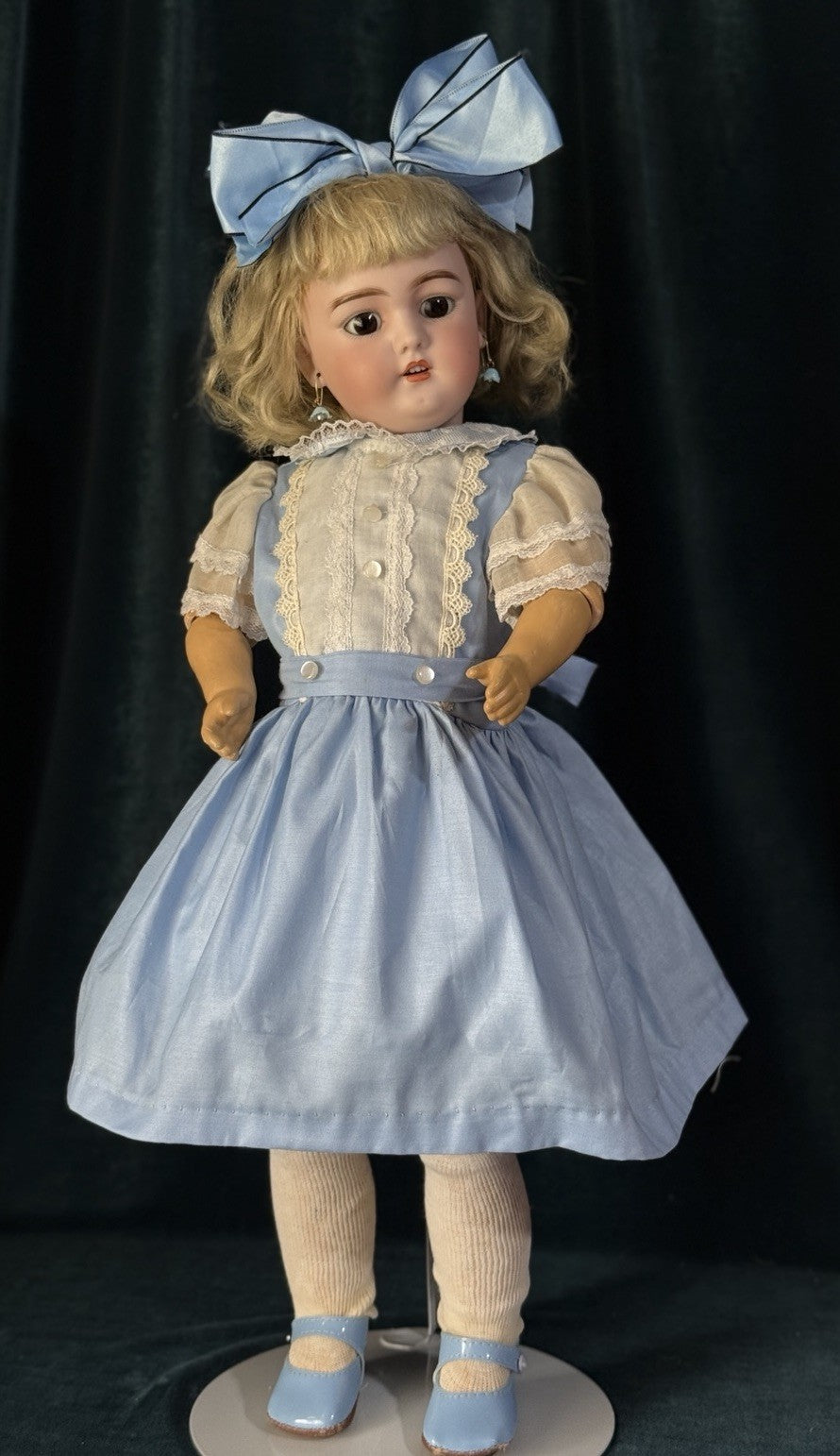 Antique German Simon Halbig Mold Dep 1079 Bisque Head 20” Doll