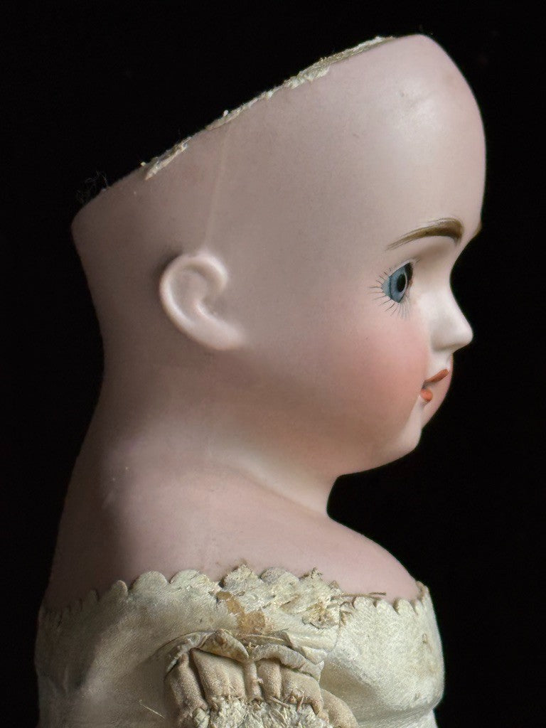 Antique German 20” Early Kestner Alphabet Series Turned Head Bisque Head Doll