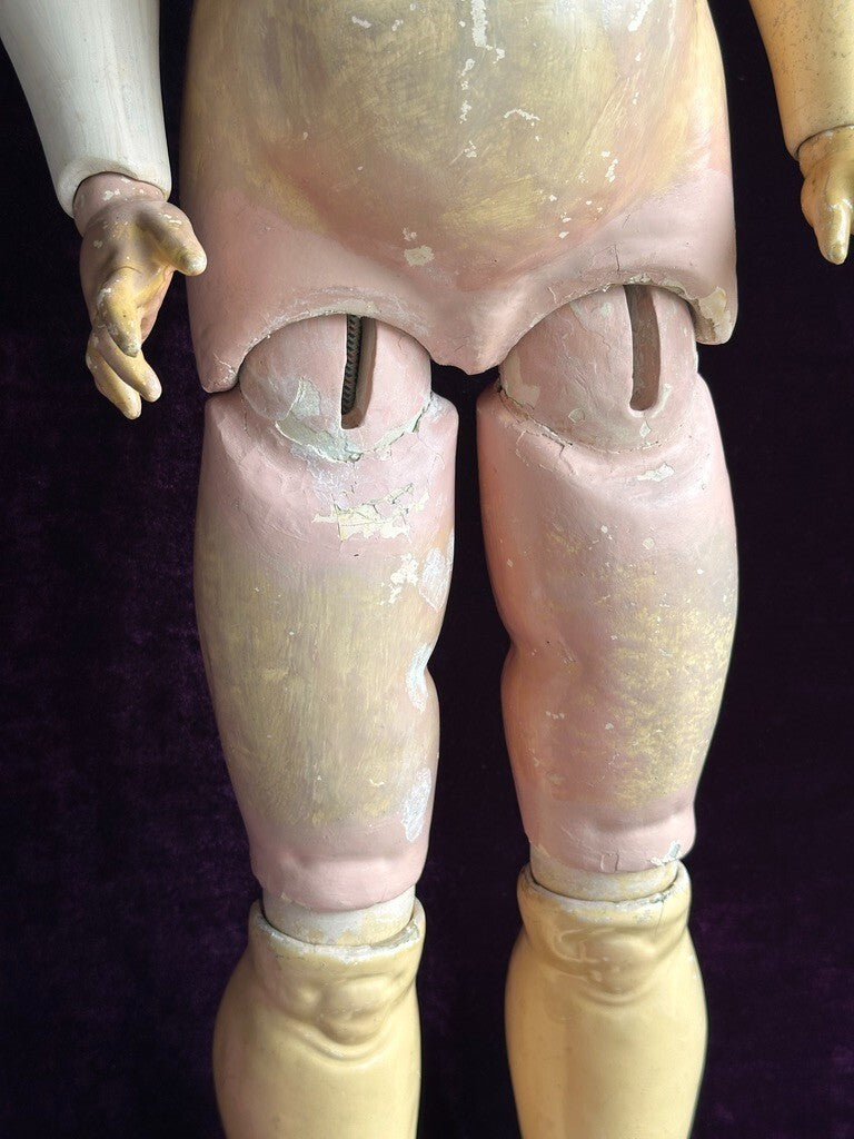 Huge Antique German 36" Simon Halbig 1079 Dep Bisque Head Doll