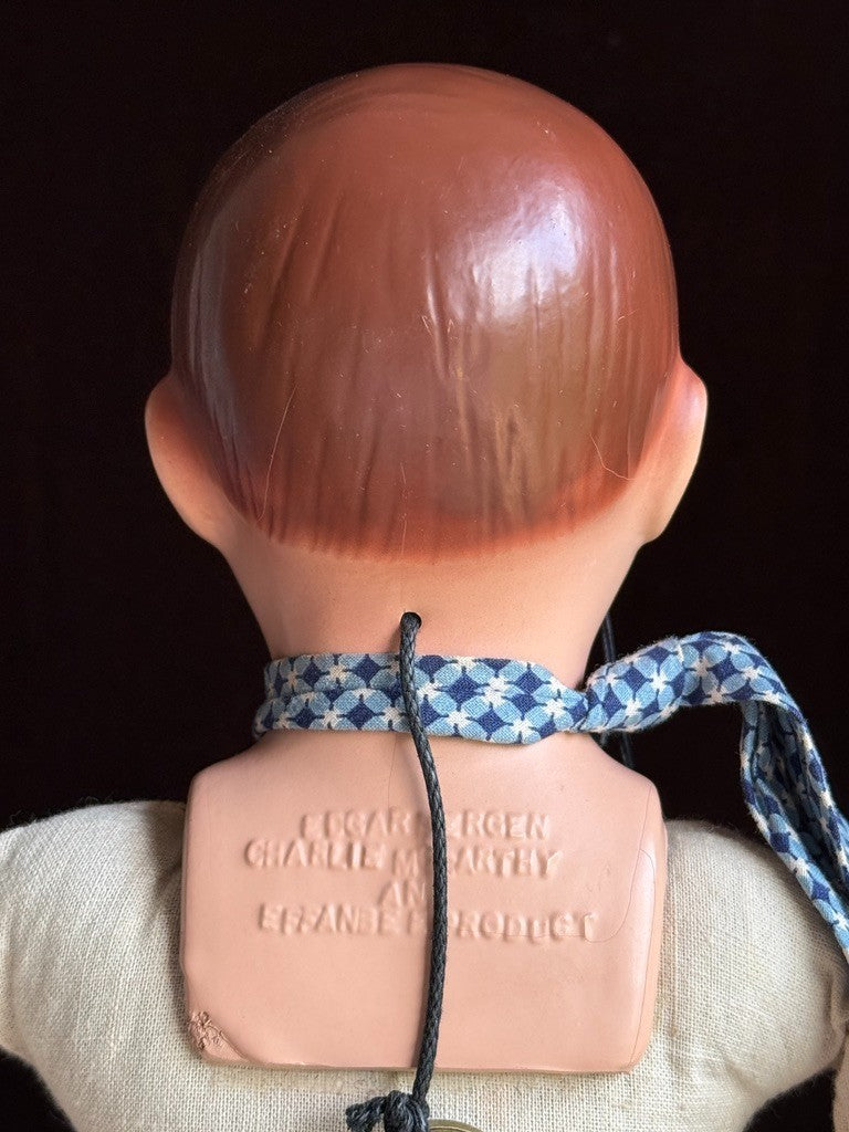 Vintage American Effanbee Composition Charlie McCarthy Ventriloquist Doll
