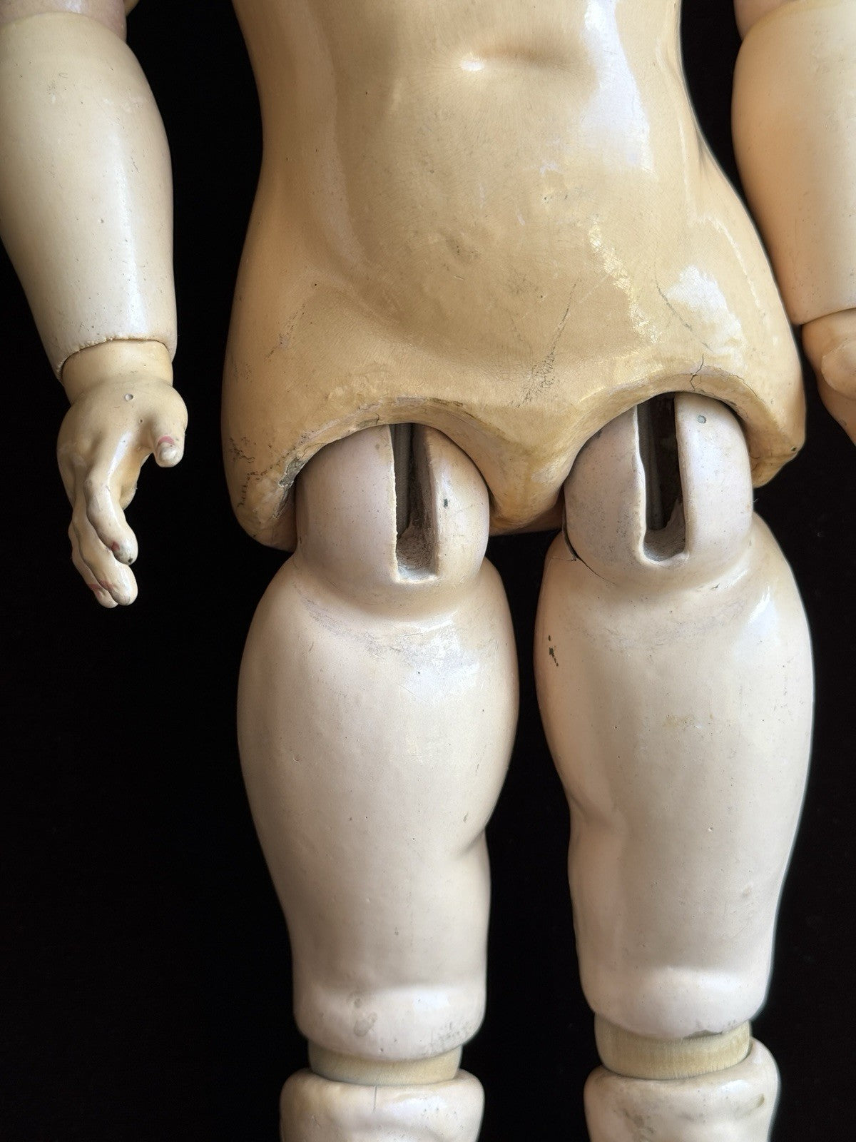 Antique German 22” Simon Halbig  Heinrich Handwerck Bisque Head Doll