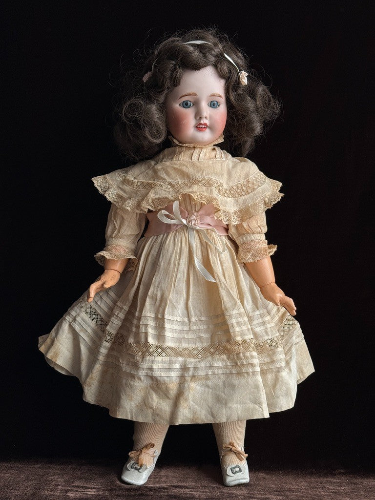 Antique French 19” SFBJ 60 Bisque Head Doll