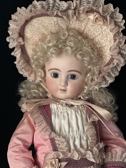 Vintage Artist Reproduction of Antique French Steiner C. 26” Doll Porcelain Head