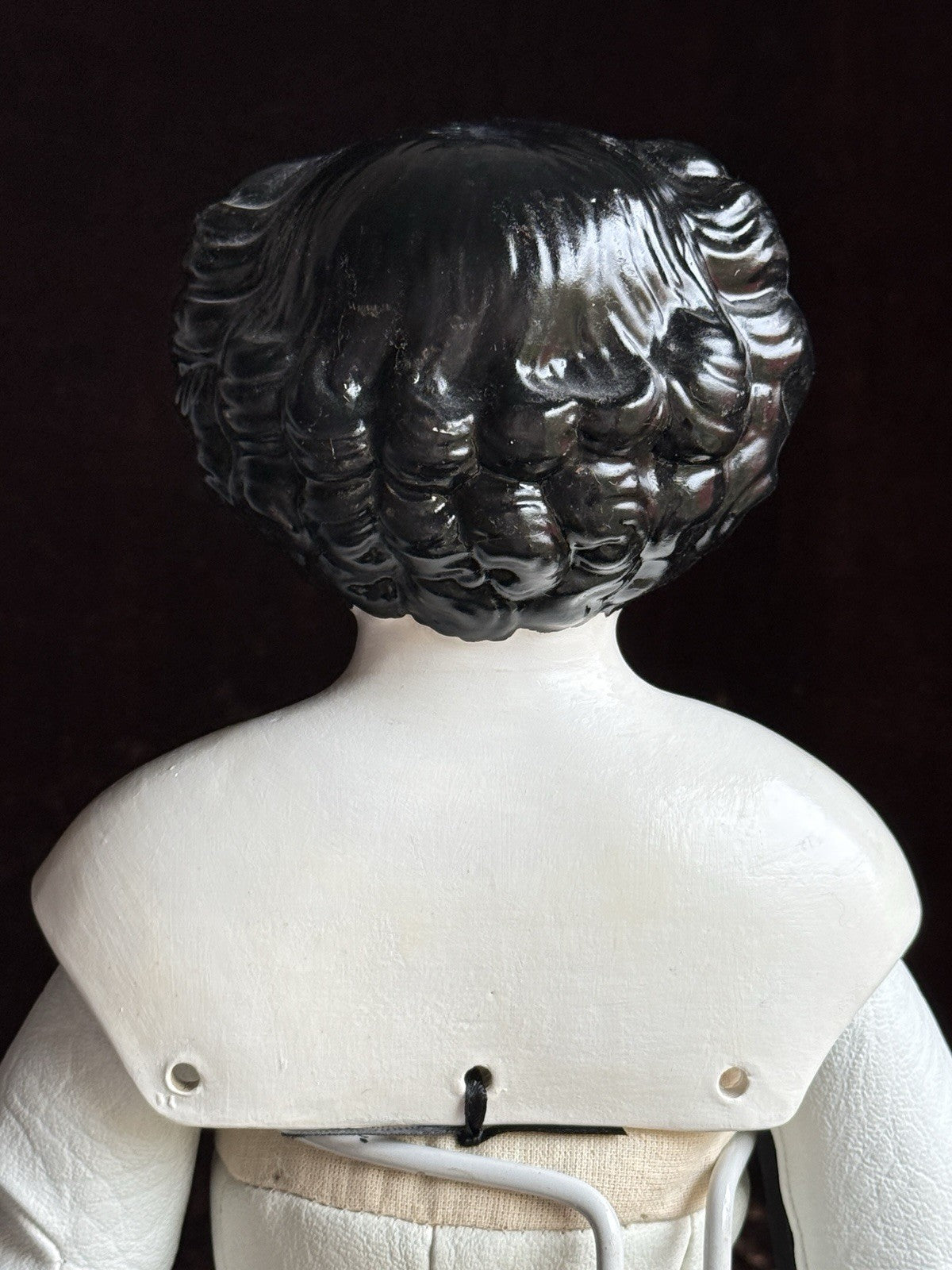 Vintage 22” Reproduction of Antique German Flat Top China Doll