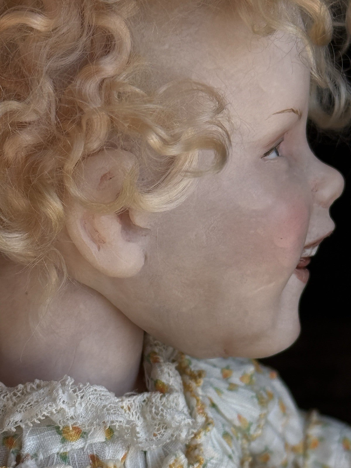 OOAK 11” Jane Bradbury (?) Lifelike Collectible Resin Doll