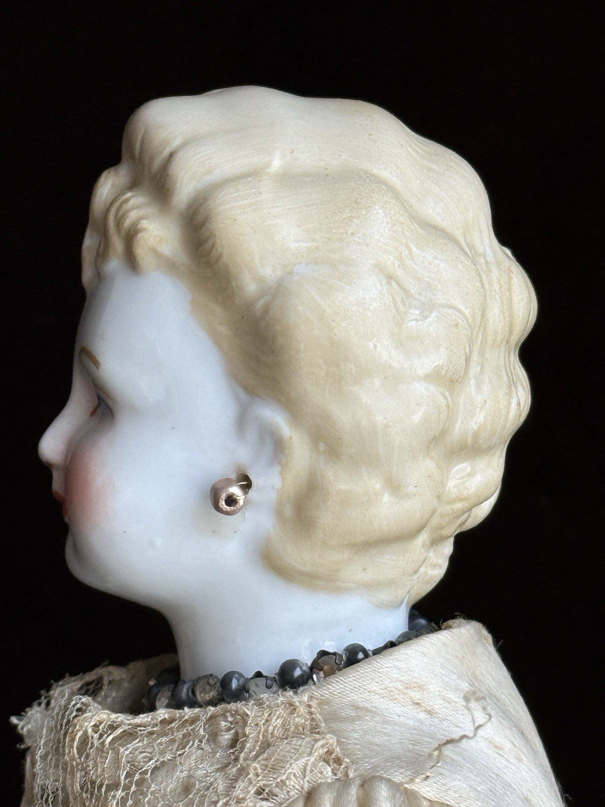 Antique 14” Made in Japan China Shoulder Head Bride Doll
