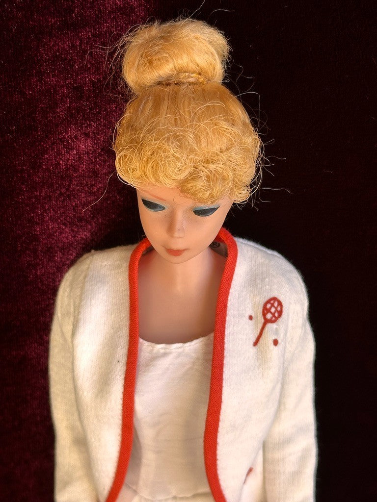 Early Mattel Vintage Blonde Ponytail Barbie Doll