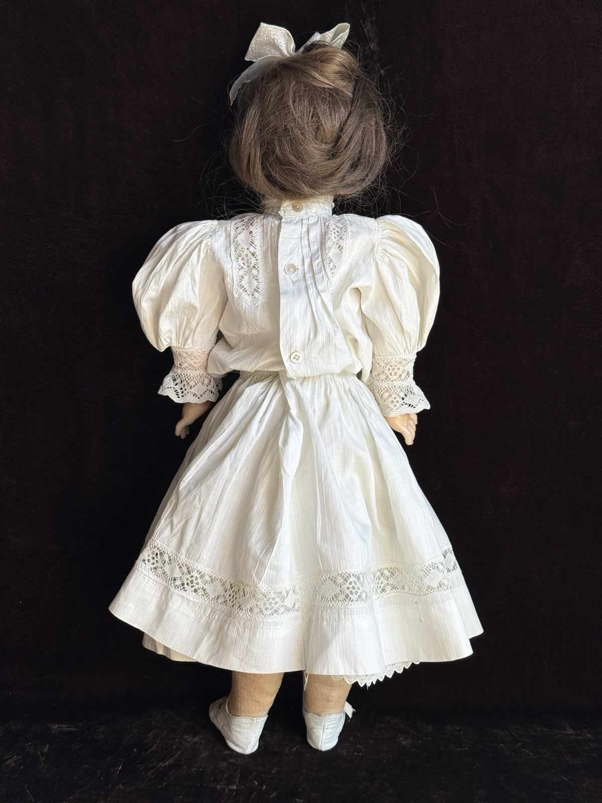 Antique German 24” Heinrich Handwerck 109 Dep Bisque Head Doll
