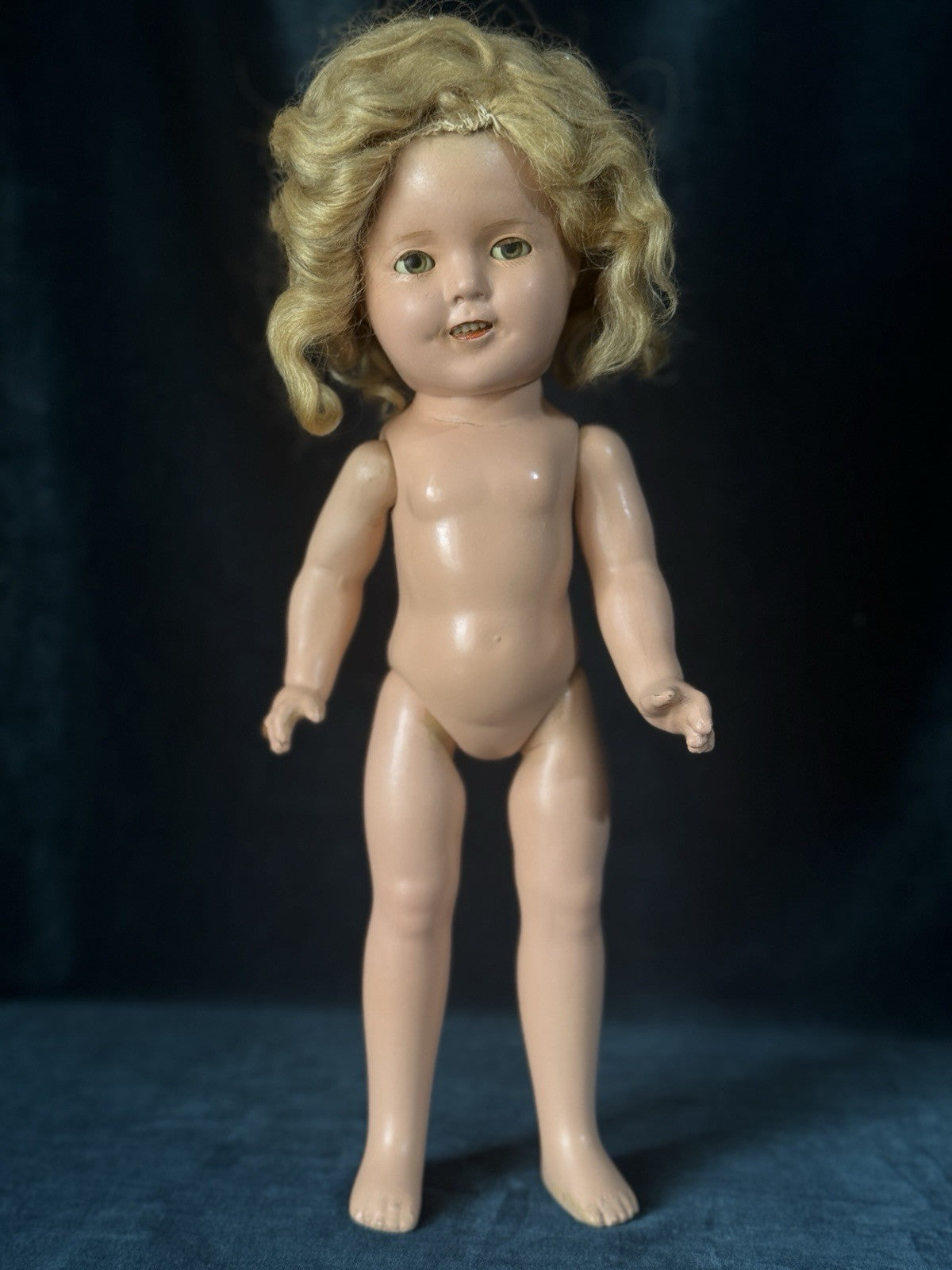 Lot Of 2 Vintage 1930’s Composition 15” and 13” Shirley Temple Doll by Ideal