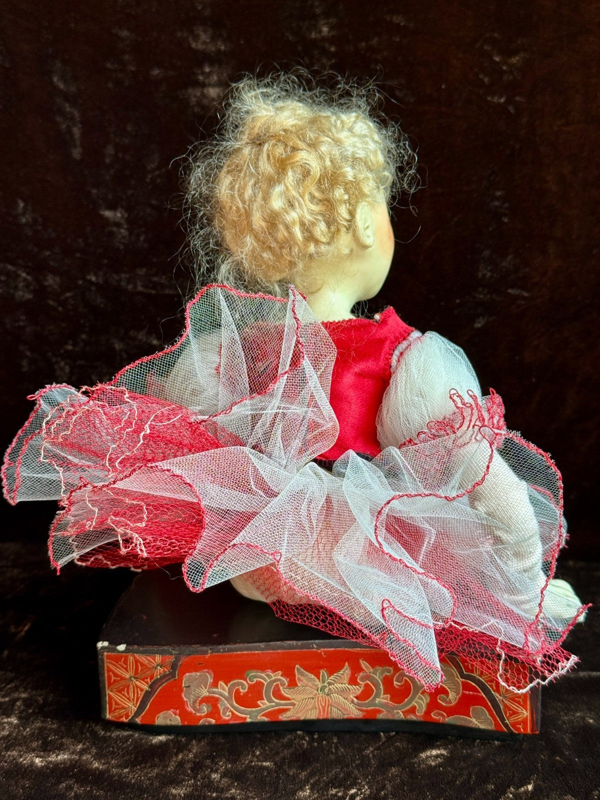 OOAK Collectible Judith & Lucia Friedericy Ballerina Wax Over Porcelain Doll