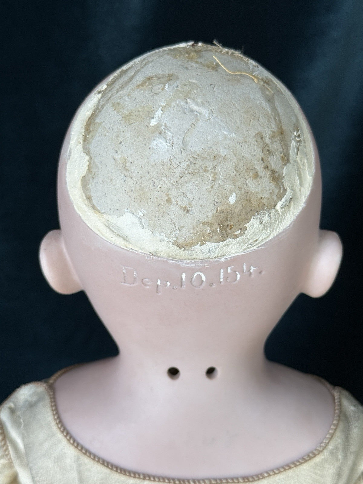 Antique German 21” Kestner 154 Bisque Shoulder Head Doll