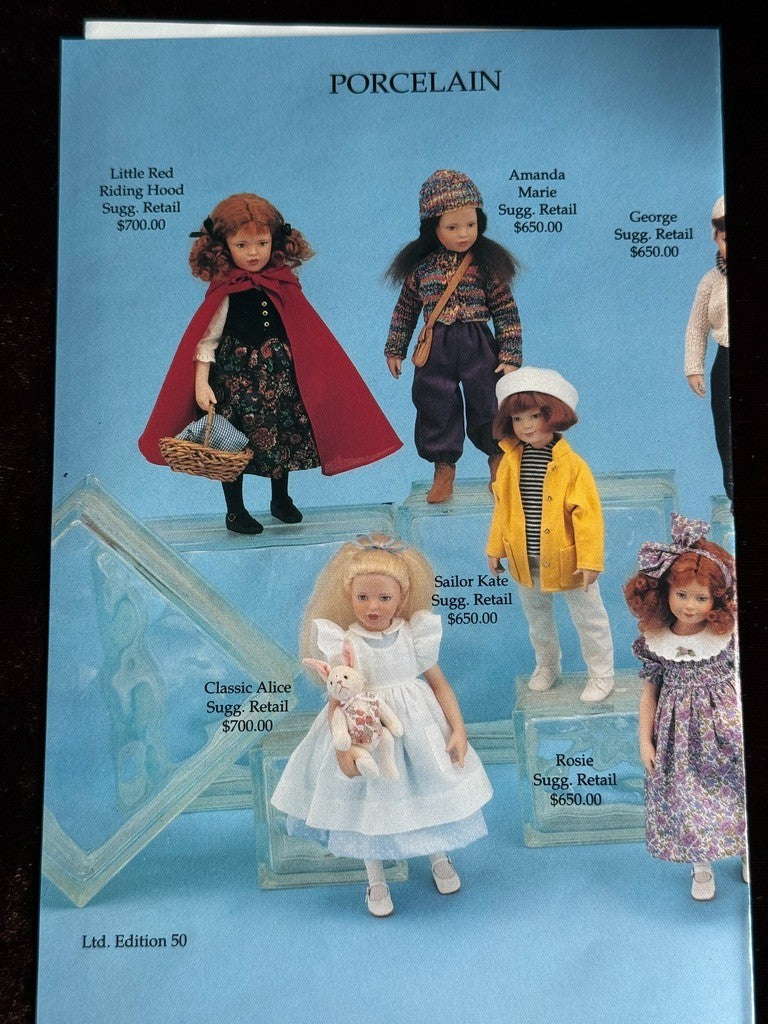 Rare Robert Tonner Porcelain 14” Classic Alice Doll LE 50 in Box