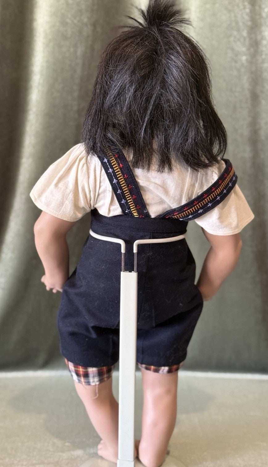 Rotraut Schrott Native American Indian 23” Vinyl Doll Puyi GADCO art print/box