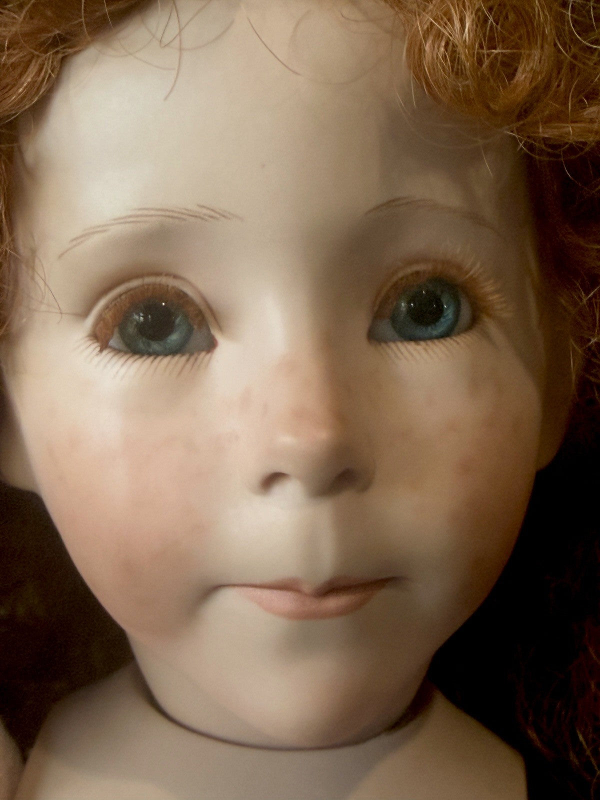 Artist Reproduction Of “Hilary” by Dianna Effner 28” Porcelain Doll Cloth Body