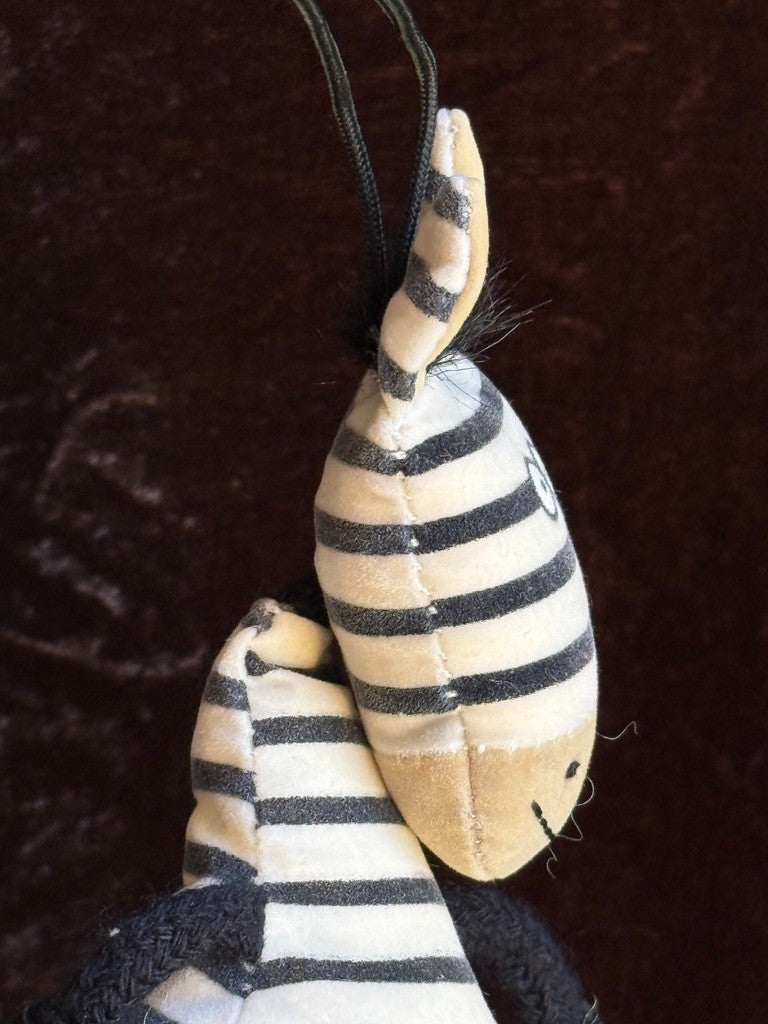 Rare Vintage Takashimaya New York Zebra Plush Stuffed Animal w Box Tag