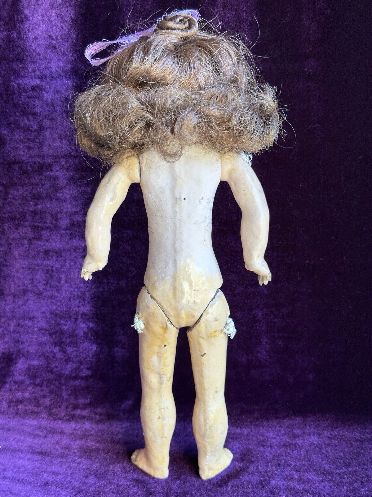 Unidentified Antique 14” French (?) SFBJ (?) Bisque Head Composition Body Doll