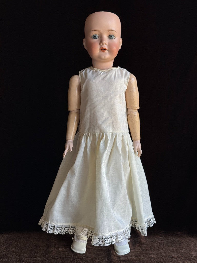 Antique German 24” C.M. Bergmann Waltershausen 1916 Bisque Head Doll