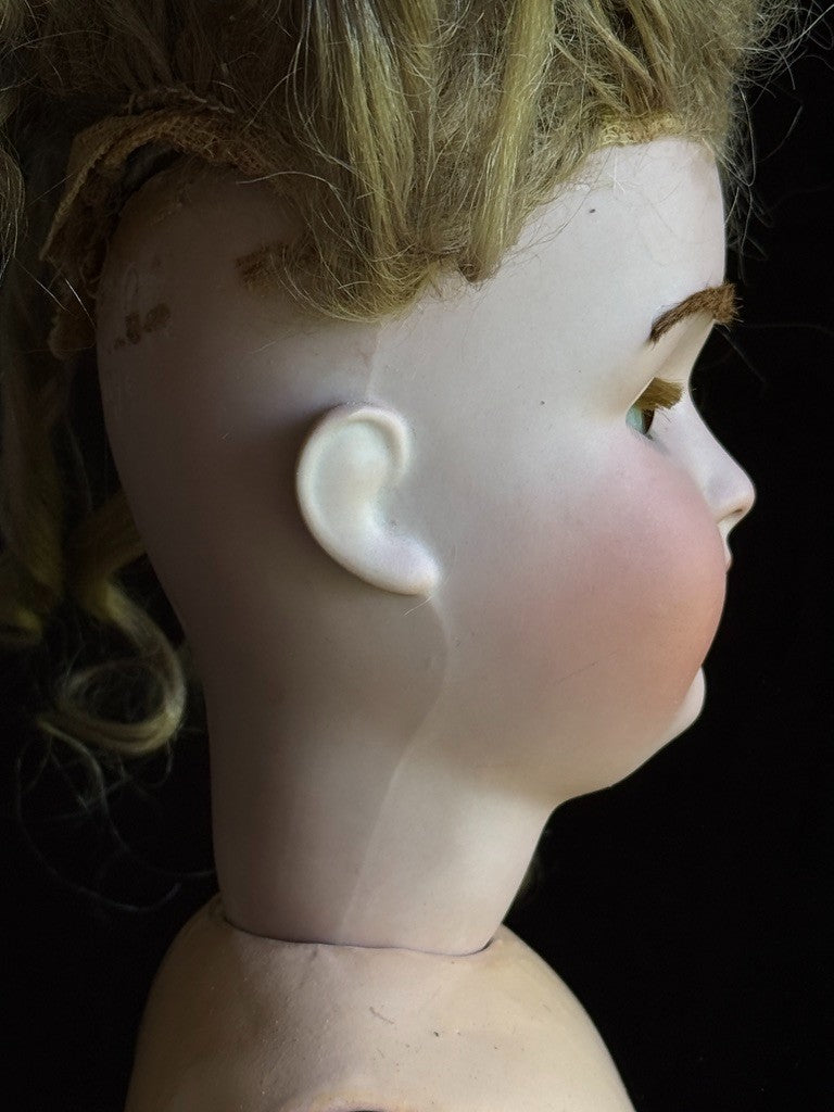 Rare Antique German 22” Kestner 197 Bisque Head Doll