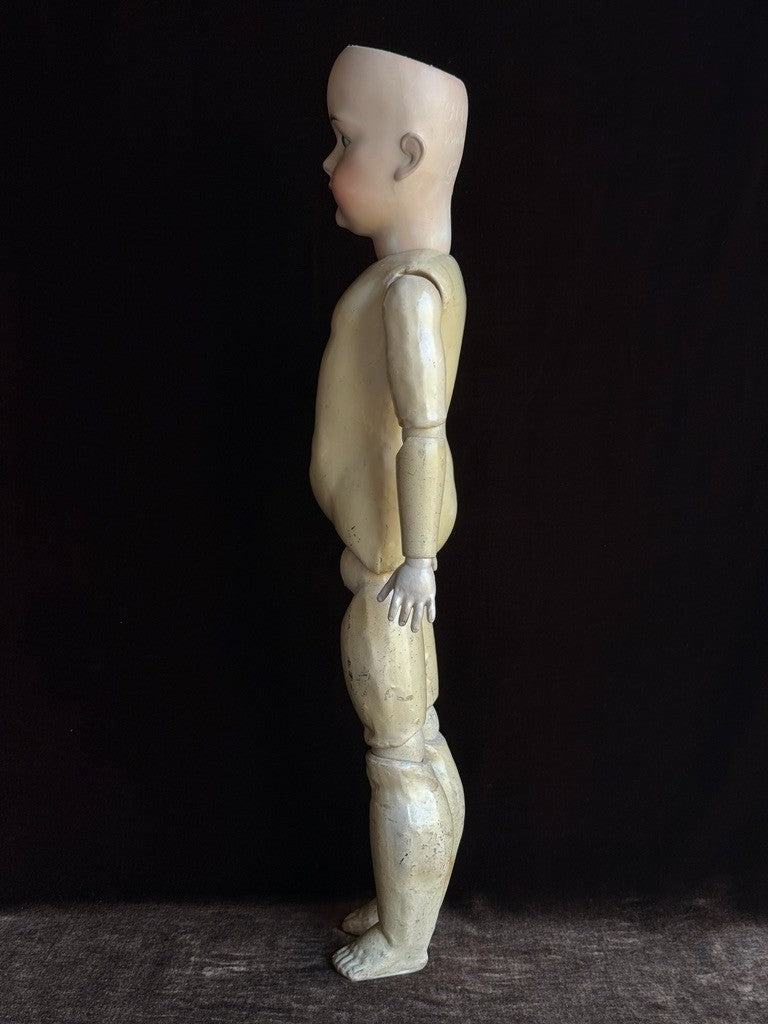 Antique German 24” C.M. Bergmann Waltershausen 1916 Bisque Head Doll