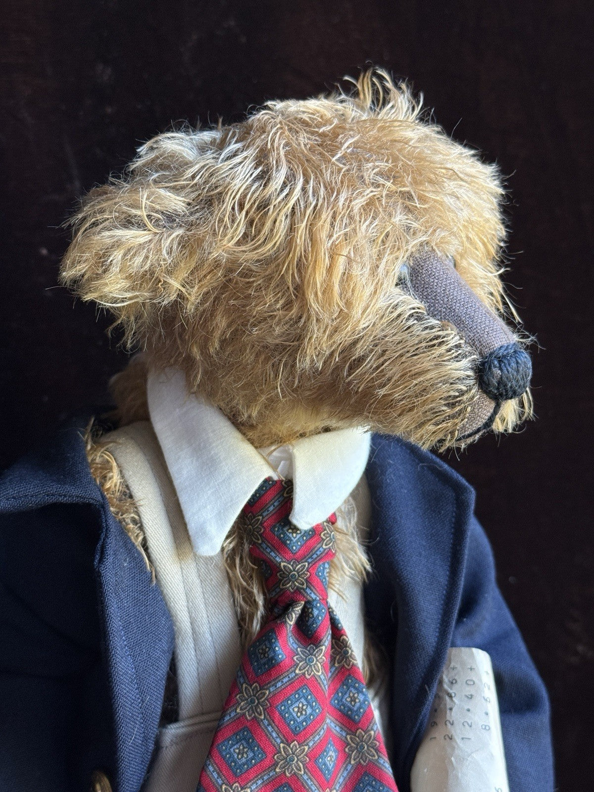 OOAK (?) Artist 16.5” Mohair PCA Character Teddy Bear