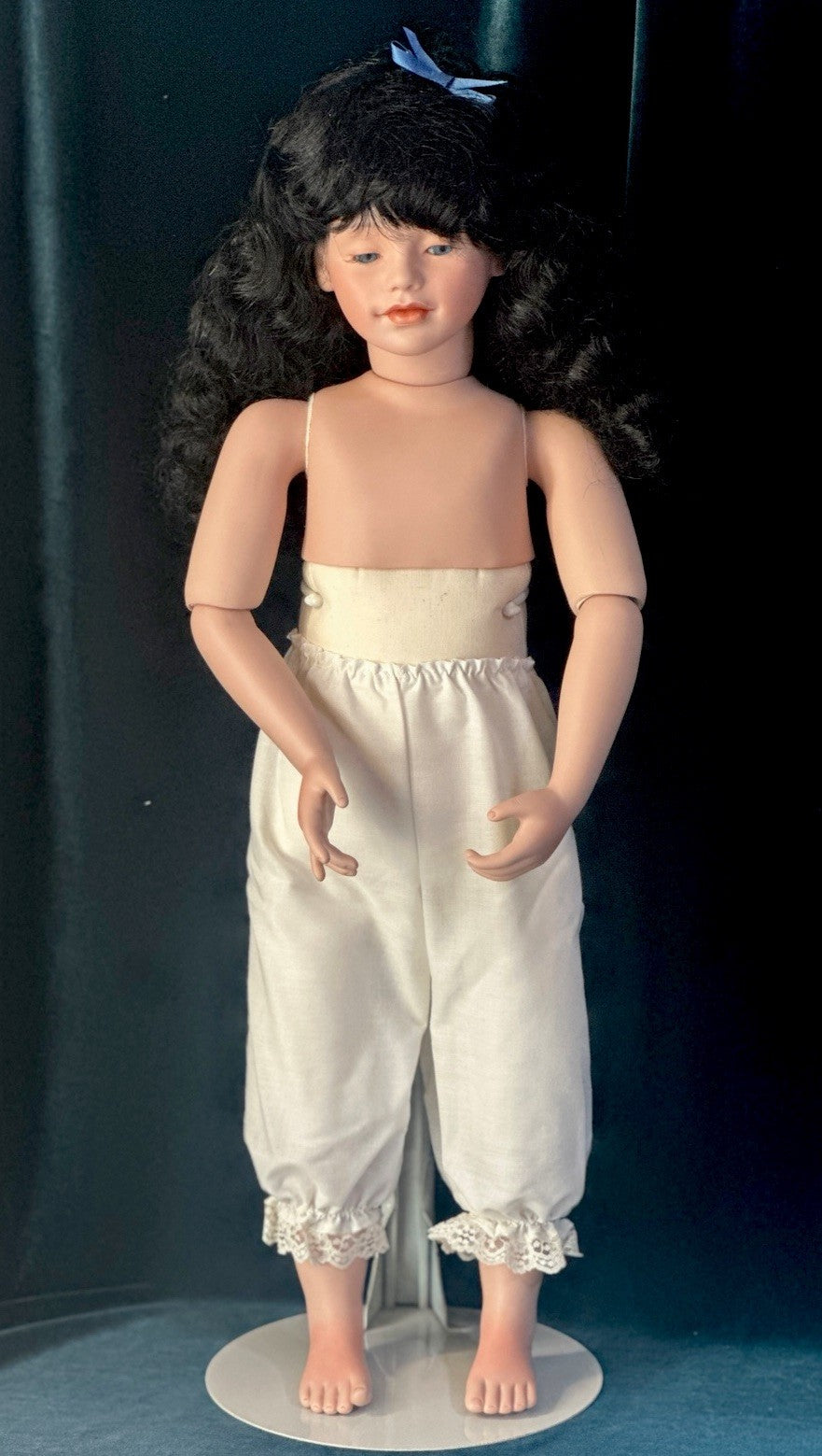 Collectable Elke’s Original Porcelain 25” Doll “Alicia” Box/COA/Book LE 250