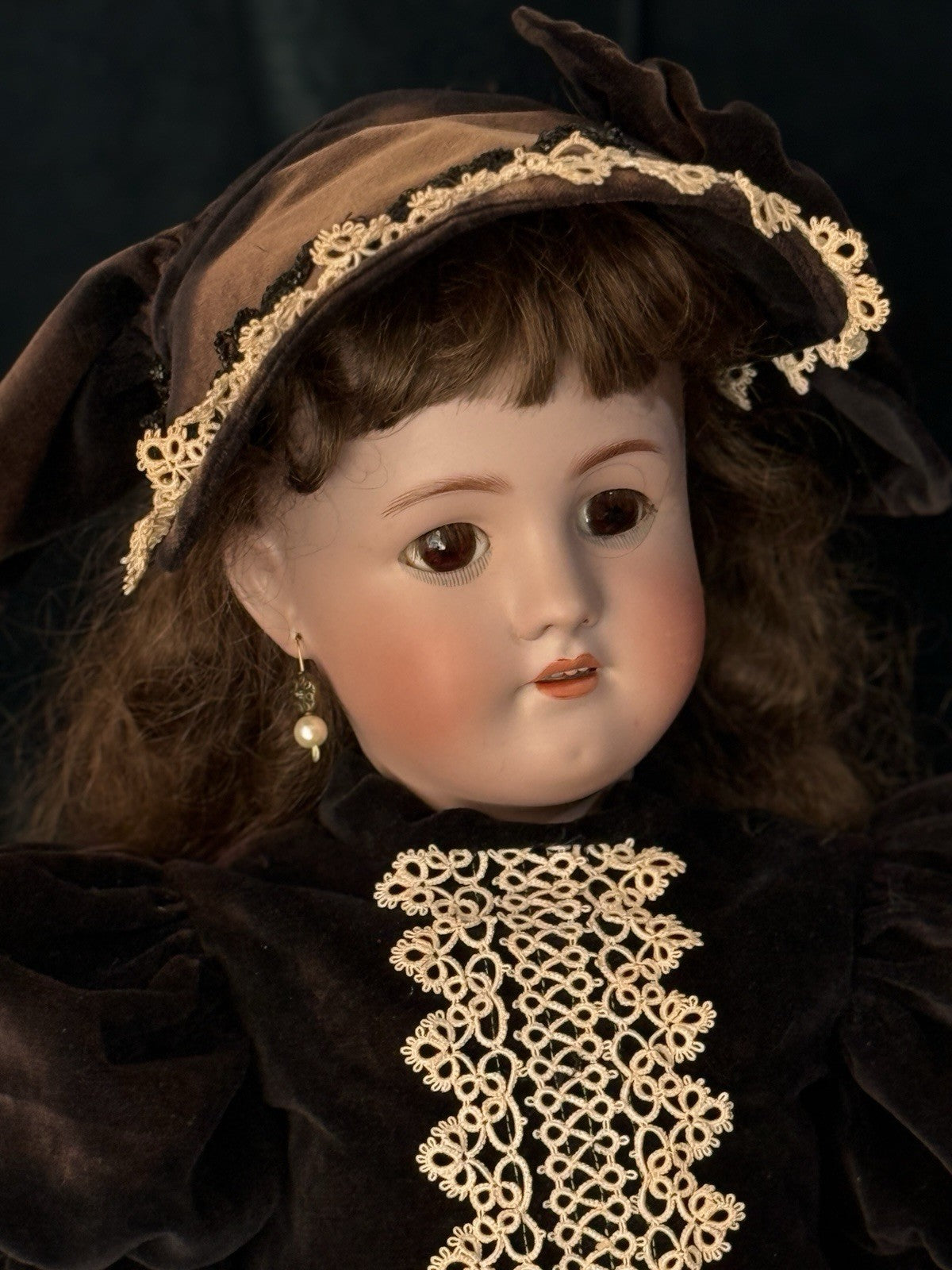Antique German Simon Halbig Heinrich Handwerck 30” Doll Bisque Head