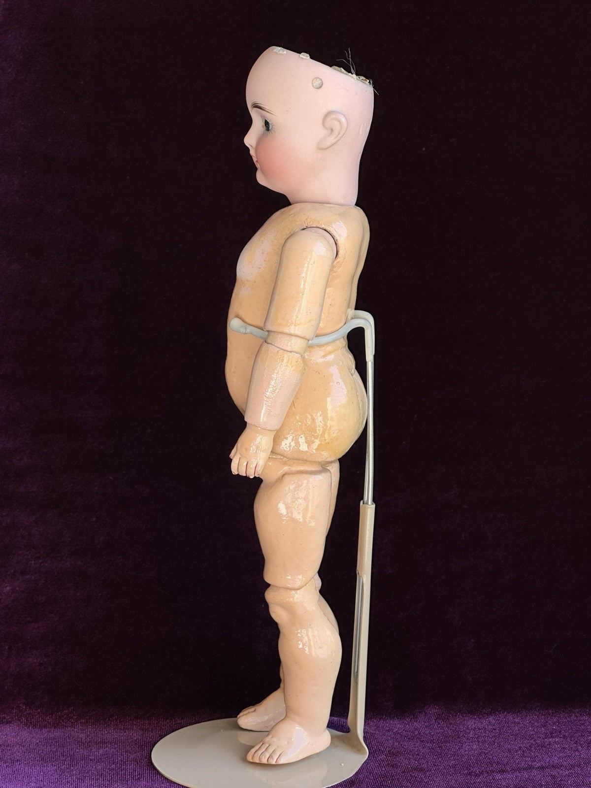 Petite Antique German 9.5” Catterfelder Puppen Fabrik 502 Bisque Head Doll