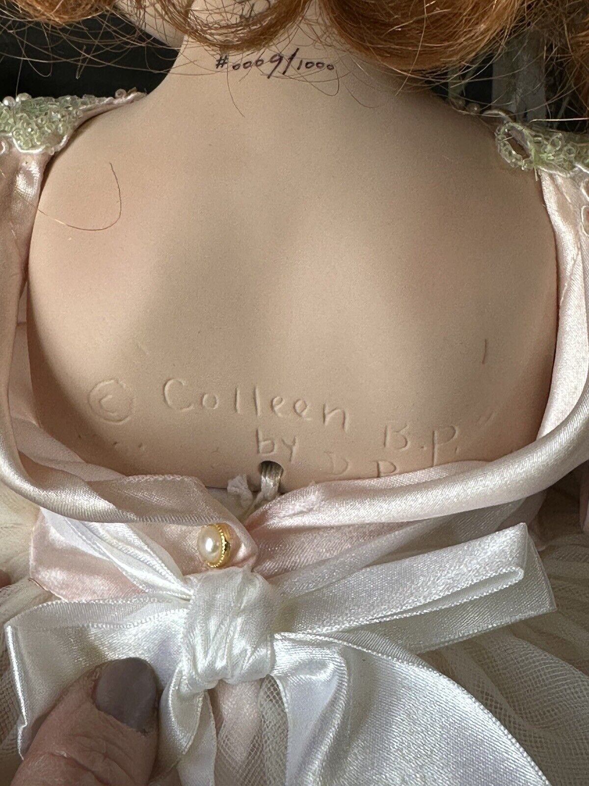 Collectible Lifelike Porcelain 24” Doll by Donna RuBert and Rustie LE 1000