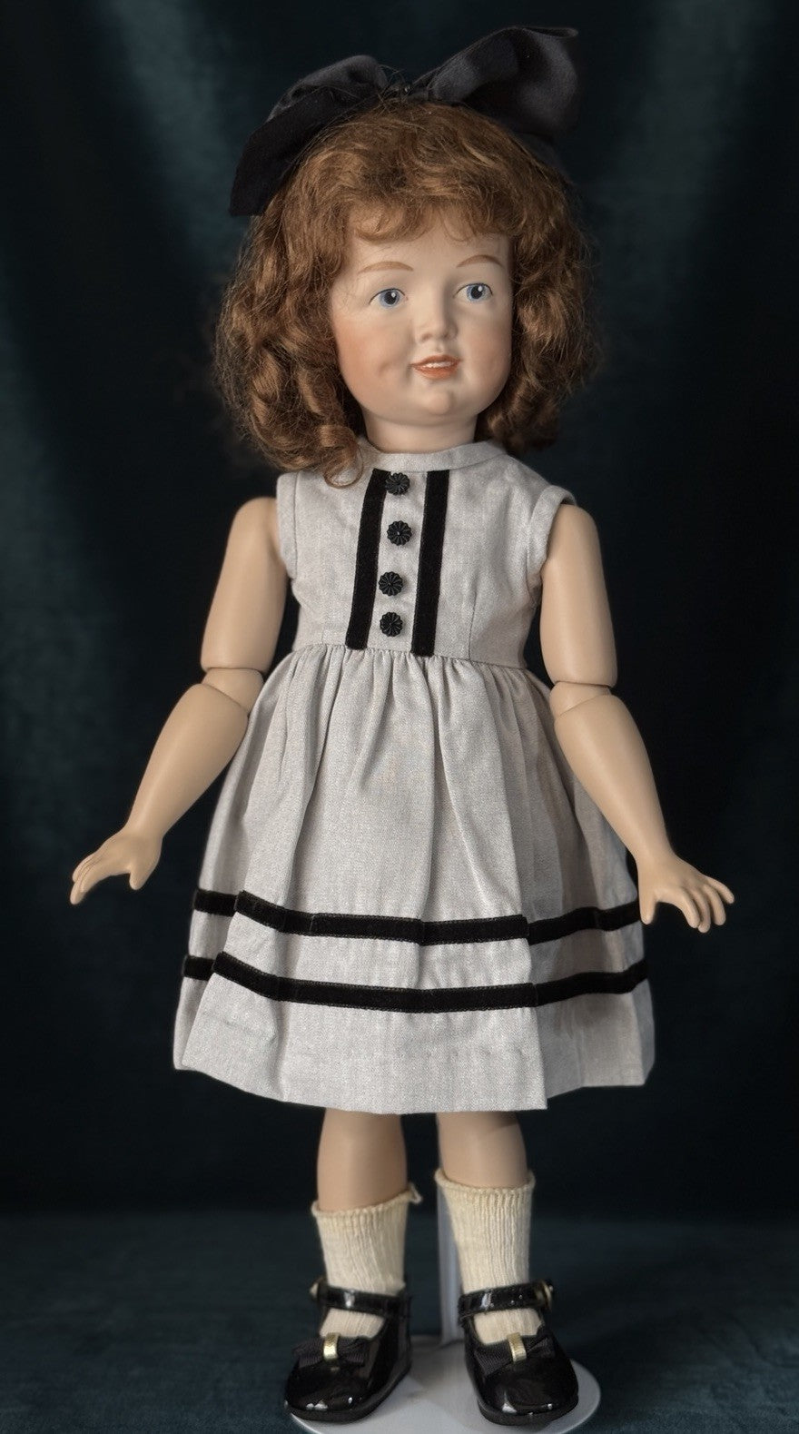 Rare Reproduction of Antique Simon Halbig 151 Smiling Character 15” Doll