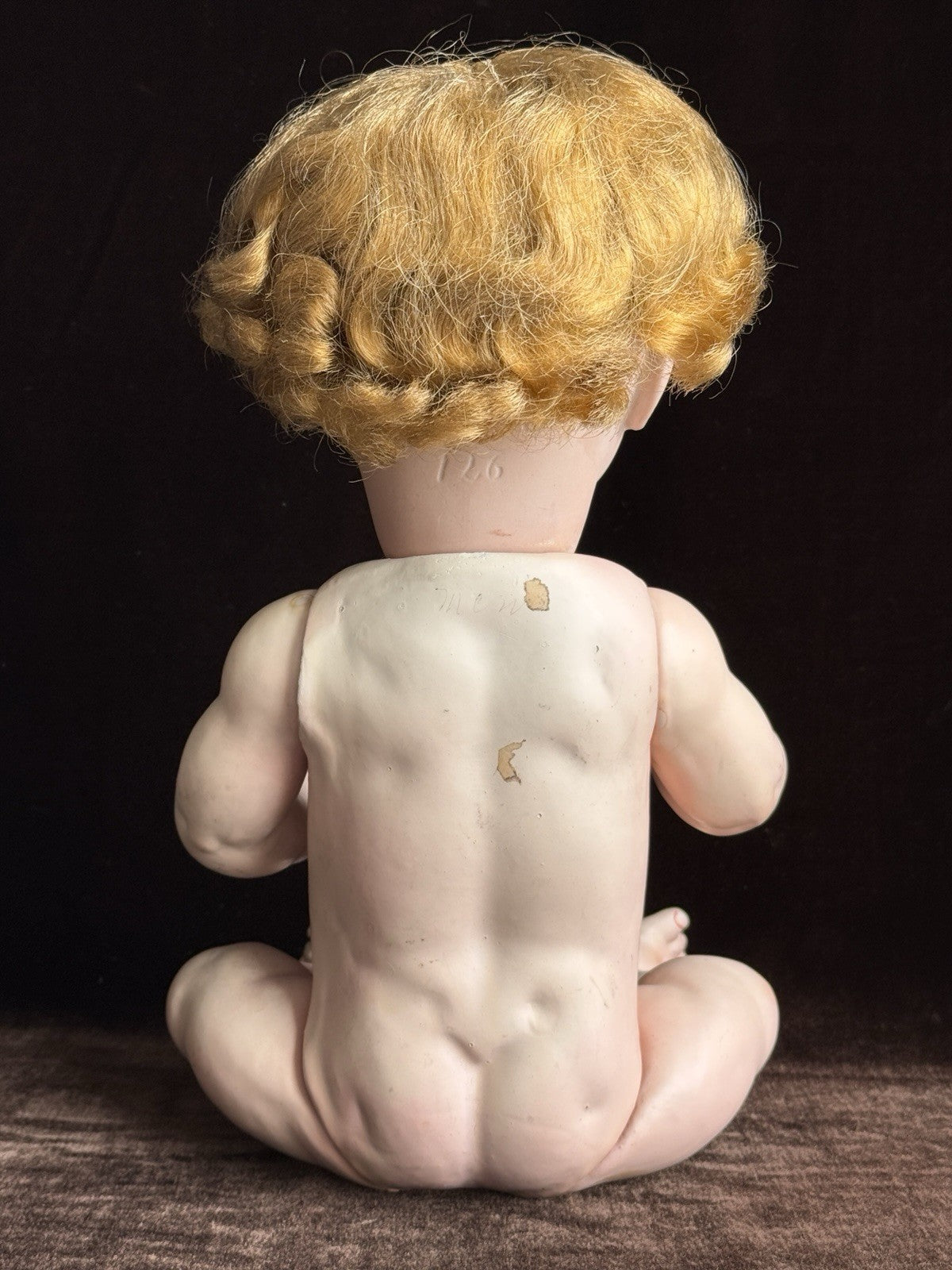 Antique German Kammer & Reinhardt Simon Halbig 126 Bisque Head Flirty Eyes Doll
