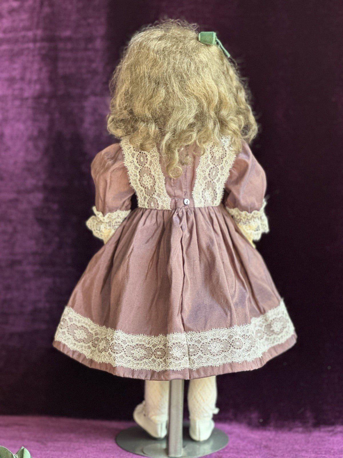 Antique German 15” Gebruder Kuchelnanz 44 DEP Bisque Head Doll