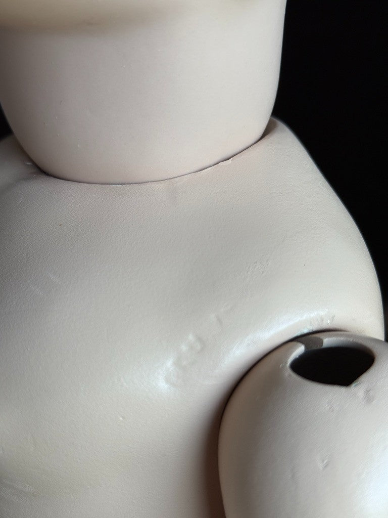 Large Porcelain Compo 30” Repro of Antique French Bru Jne R Doll