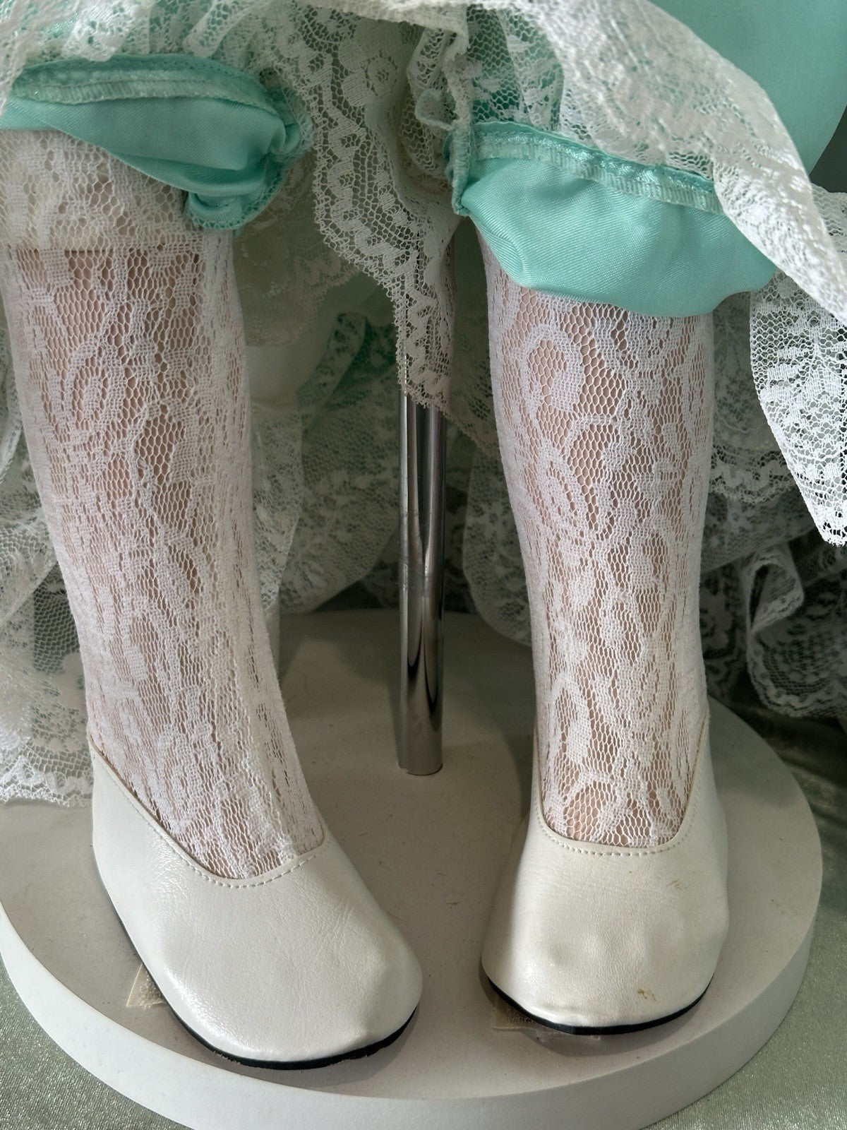 Collectible Large 42” Porcelain Doll “Rustie ” by Rustie LE 2000 COA/Stand