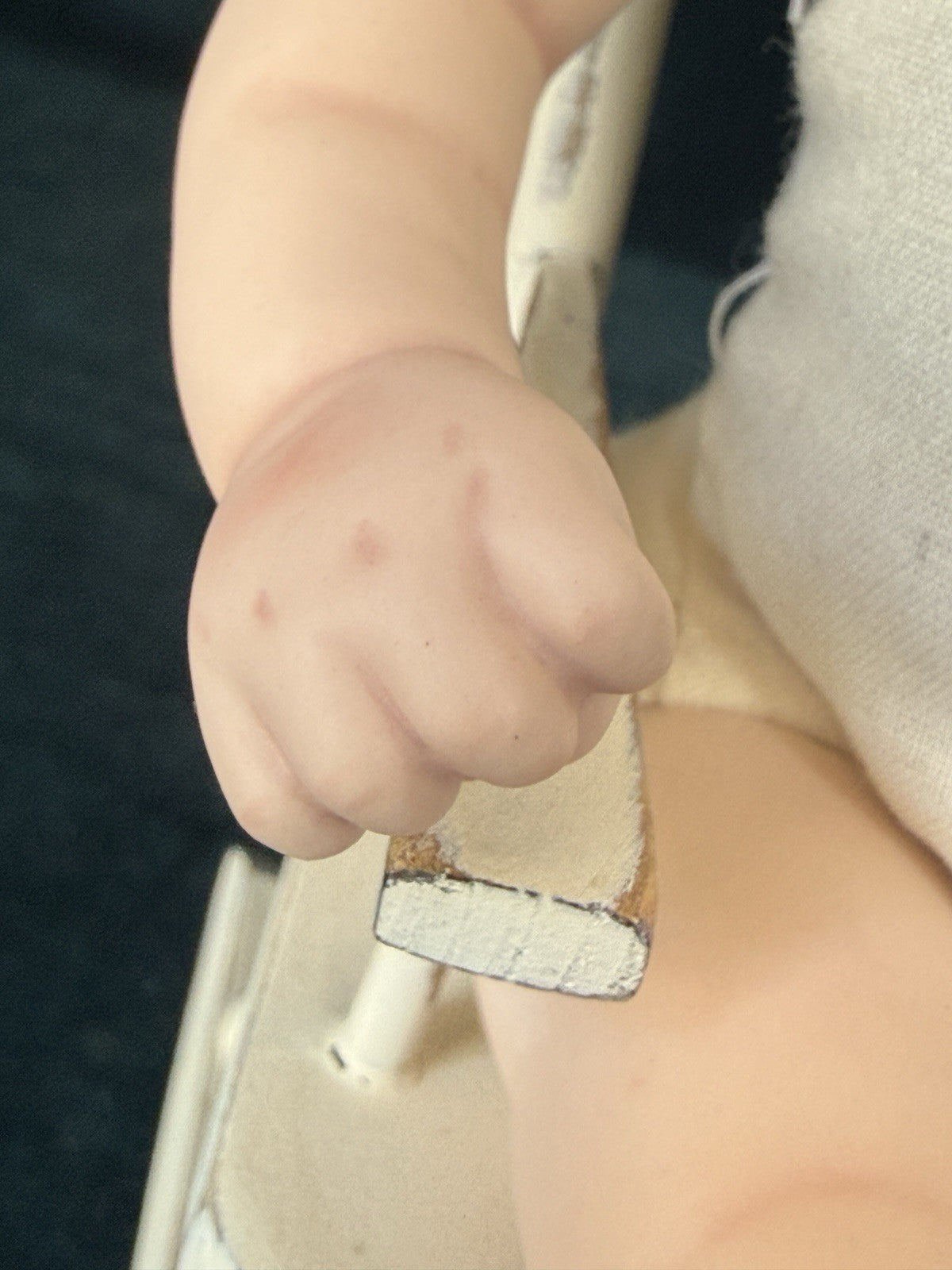 Vintage Reproduction Of Porcelain 10” Baby Doll By Dianna Effner