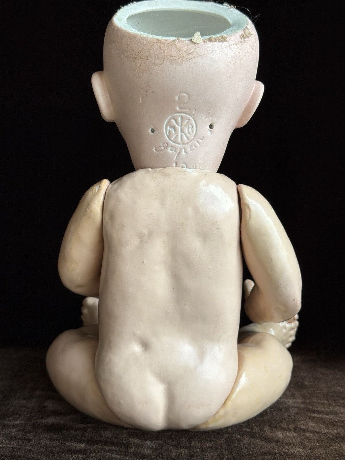 Antique Japan 16” Bisque Head Morimura Brothers Baby Doll