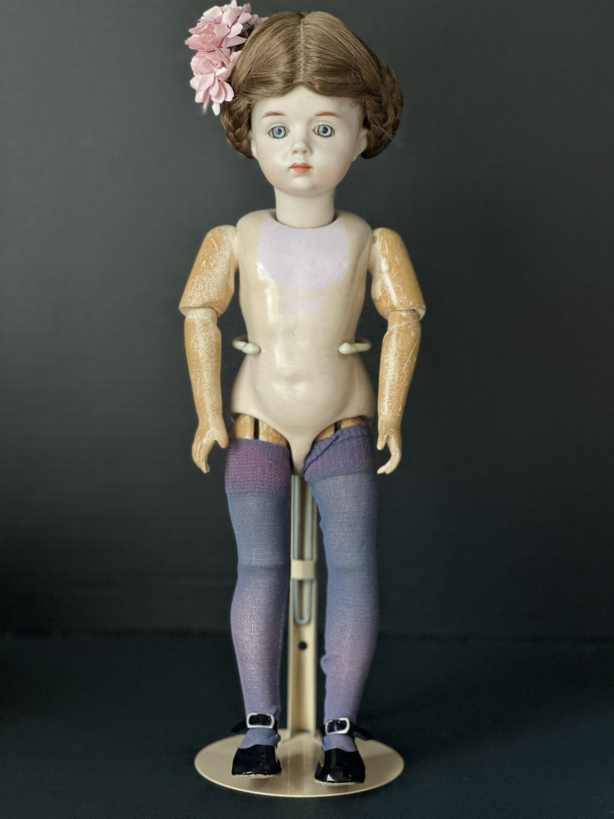 Reproduction of  Antique French Albert Marque 15” Doll Porcelain Head