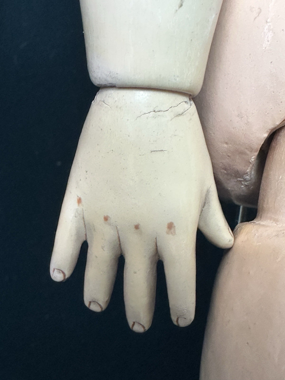 Antique German Simon Halbig Mold 1078 19” Doll Bisque Head Composition Body