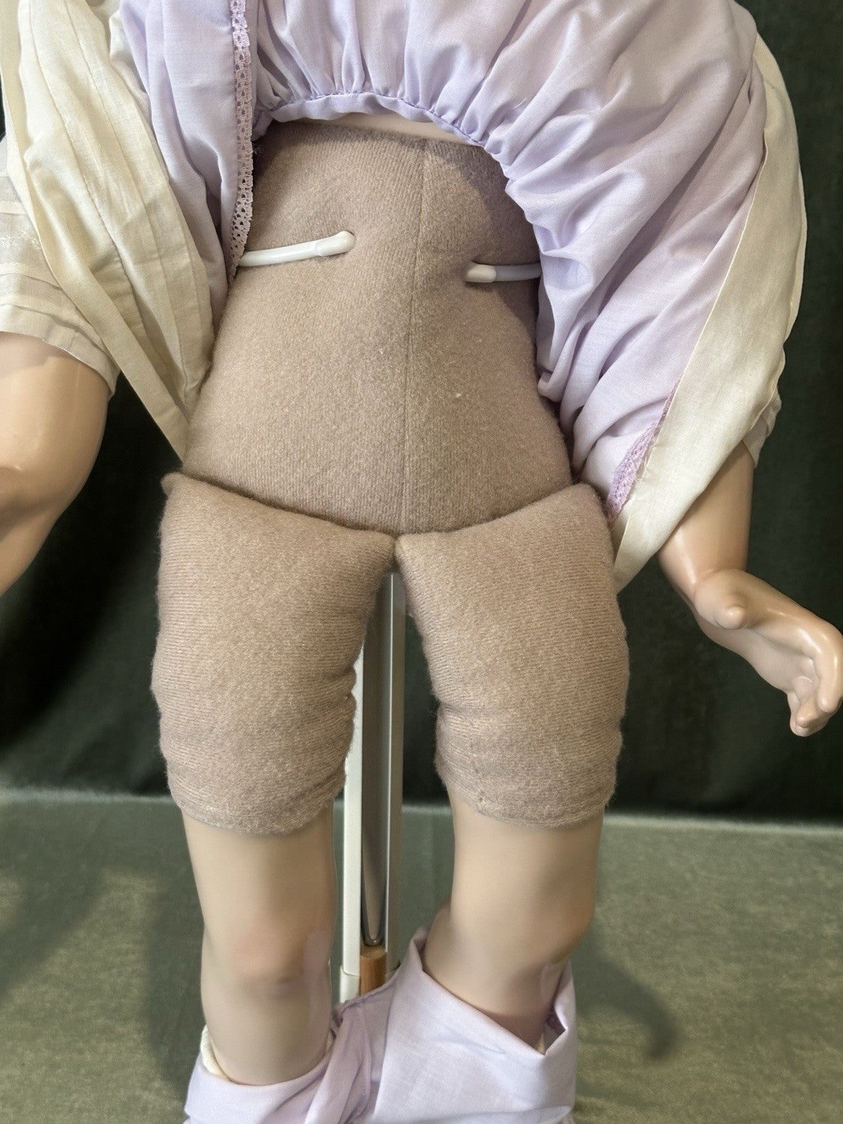 Collectible Artist Susan Krey Baby 29” Doll “Olivia” Wax Over Porcelain  LE 35