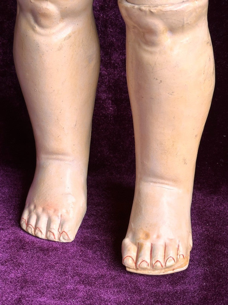 Antique German 22” Kestner 168 Bisque Head Doll Composition Body
