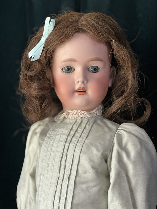 Antique German C.M. Bergmann Bisque Head 22” Doll